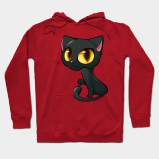 Cute Black Cat Hoodie